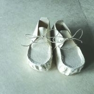 和紙で作ったベビー靴