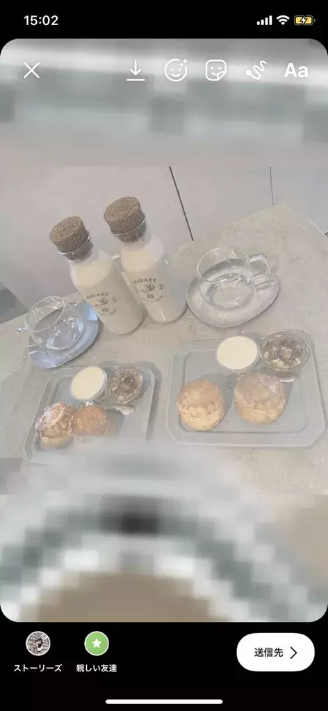 簡単インスタストーリー加工 ゴーグルの絵文字を使ってグレー加工ができちゃう ローリエプレス