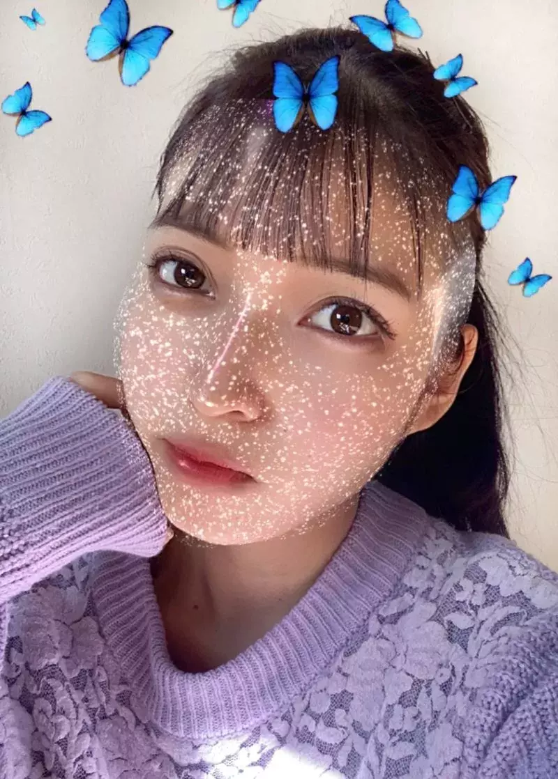 人気エフェクト紹介 キラキラのベールに包まれたようなエフェクトが女の子に大人気 ローリエプレス