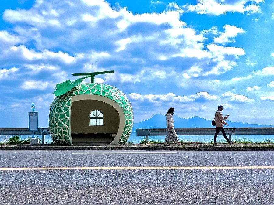フルーツの形のバス停！？長崎県にある今話題の「ときめきフルーツバス停通り」のご紹介♡の16枚目の画像