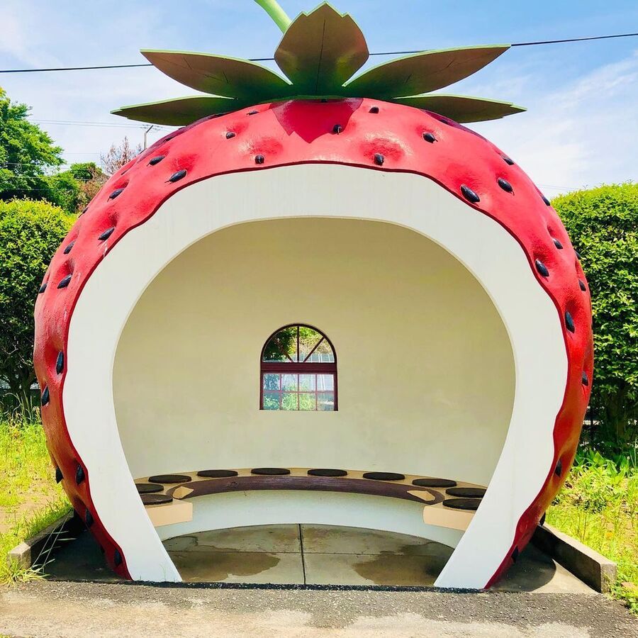 フルーツの形のバス停！？長崎県にある今話題の「ときめきフルーツバス停通り」のご紹介♡の4枚目の画像