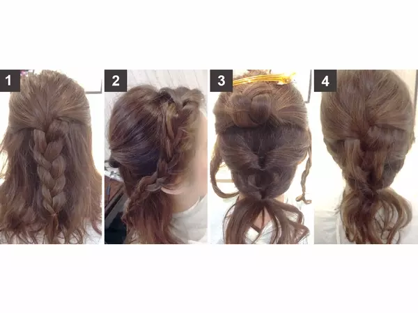 三つ編み 編み込みでできるお呼ばれヘアアレンジ 簡単なのにとっても華やか ローリエプレス