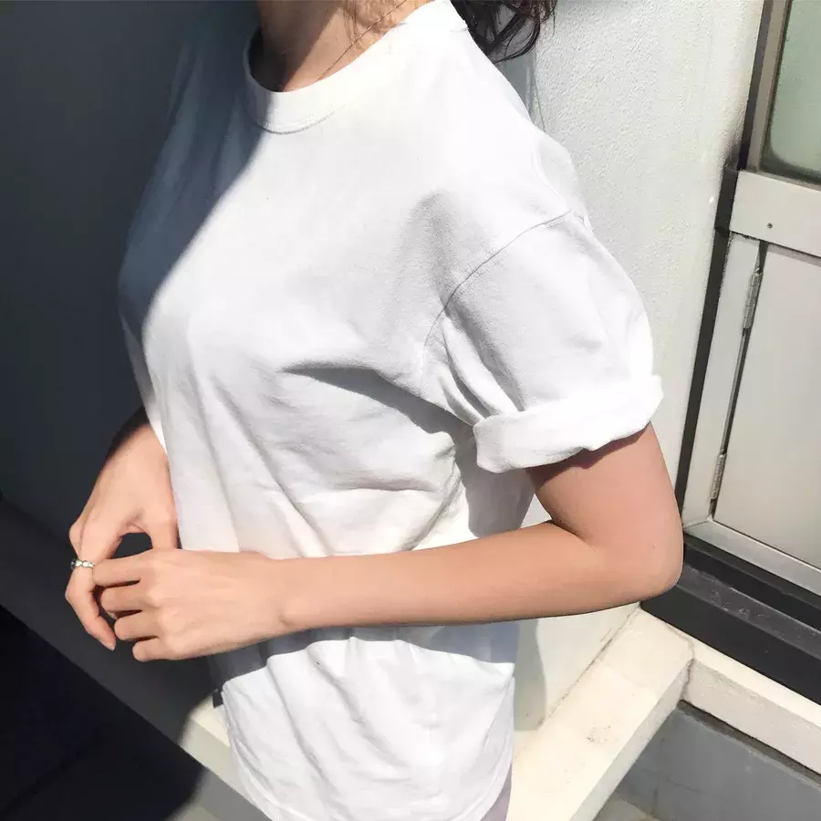 レディースvsメンズのuniqlo Uのクルーネックt 着てみると ローリエプレス レディースvsメンズのuniqlo Uのクルーネックt 着てみると ローリエプレス