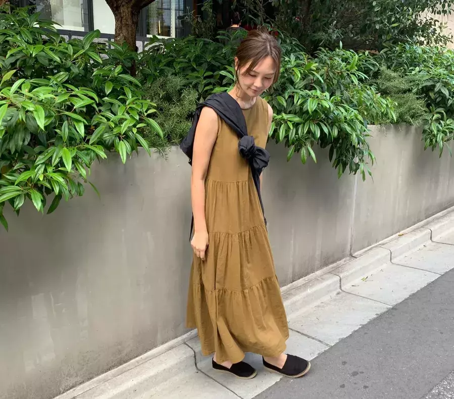 ワンピース フラット靴で大人の可愛げmax 特集みて早速ワンピとフラットシューズで ローリエプレス