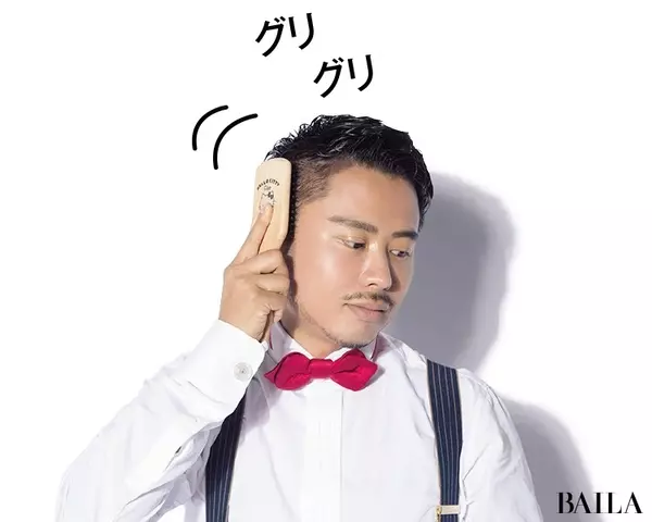 朝のむくみは頭をグリグリマッサージ 小田切ヒロの小顔メソッド ローリエプレス