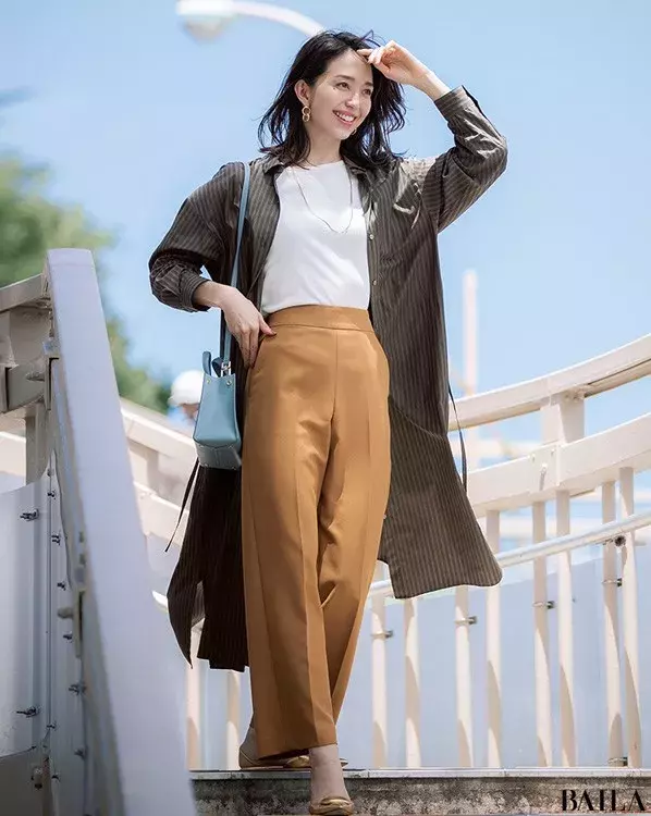 着こなし洗練 キャメルパンツ着回しコーデまとめ ローリエプレス