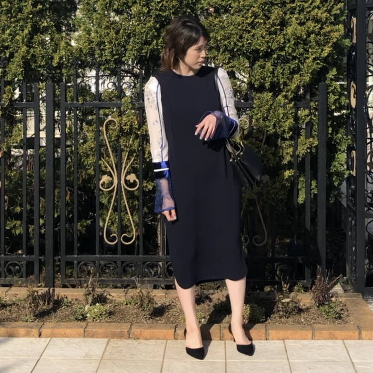 およばれコーデ 結婚式にはmameのワンピースで ローリエプレス