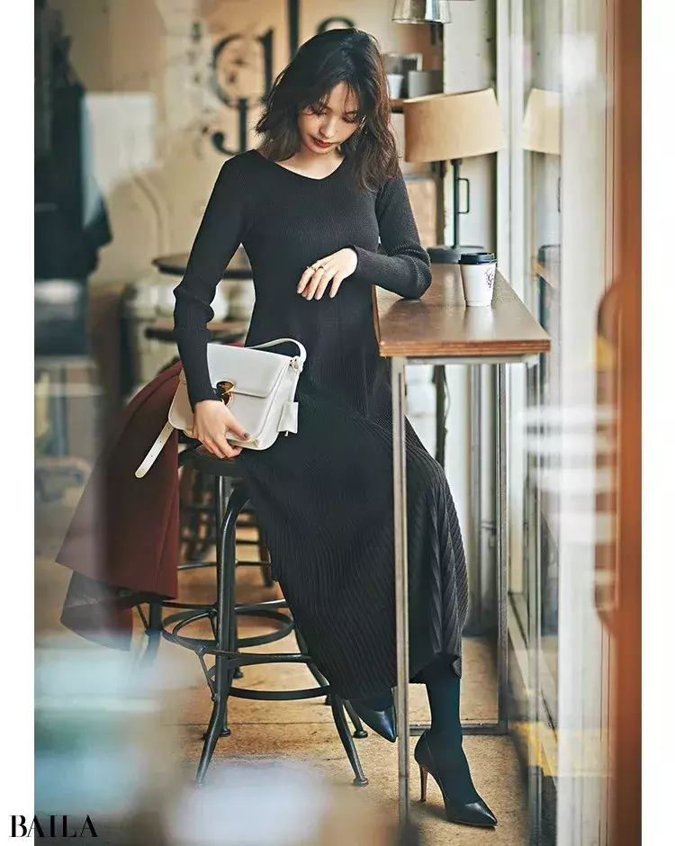 着やせワンピースまとめ 1枚で着やせもしゃれ見えも 珠玉のワンピ15選 ローリエプレス