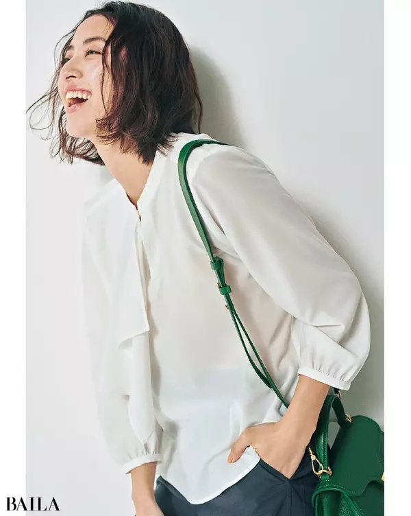 春夏の化繊トップス シワになりにくい 素材なら座りっぱなしもok ローリエプレス