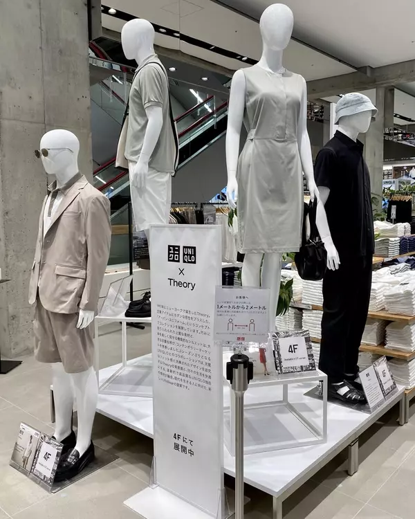 4990で驚異の高見え超人気コラボ ユニクロ Uniqlo セオリー Theory 春夏コレクション新作ワンピース夏の着回しコーデ ローリエプレス