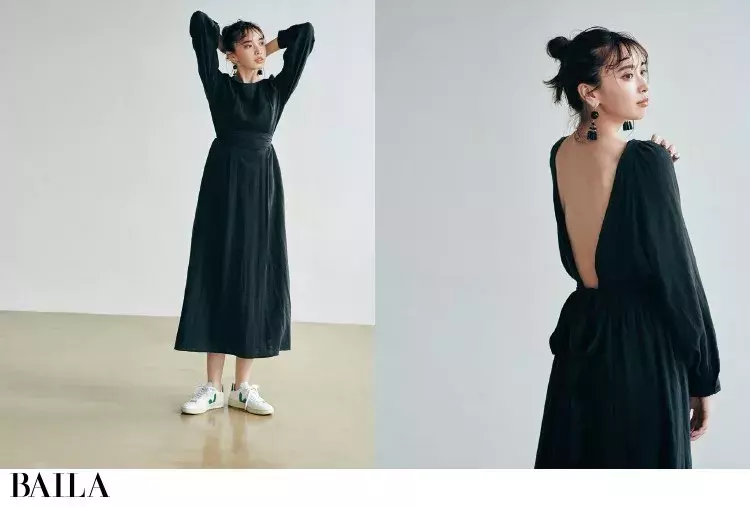 秋の背中あき 透け服まとめ 気になるインナーつき11コーデをご紹介 ローリエプレス