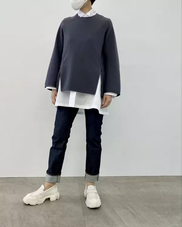 ユニクロ Uniqlo J プラス ジェイ 21春夏コレクション新作着回しレビュー速報 おしゃれプロ人気no 1 セルビッジストレートジーンズ で春デニムコーデ7days ローリエプレス