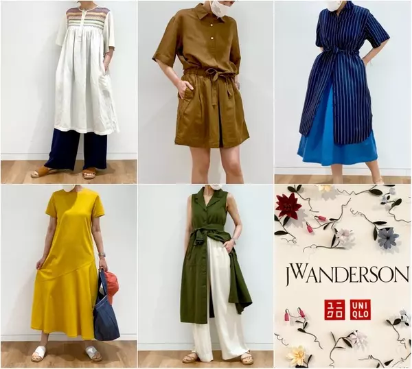 ユニクロ Uniqlo アンド Jw アンダーソン21春夏新作コーデ7days 超人気コラボはリネンワンピースやシャツ 刺しゅうアイテムが狙い目 ローリエプレス