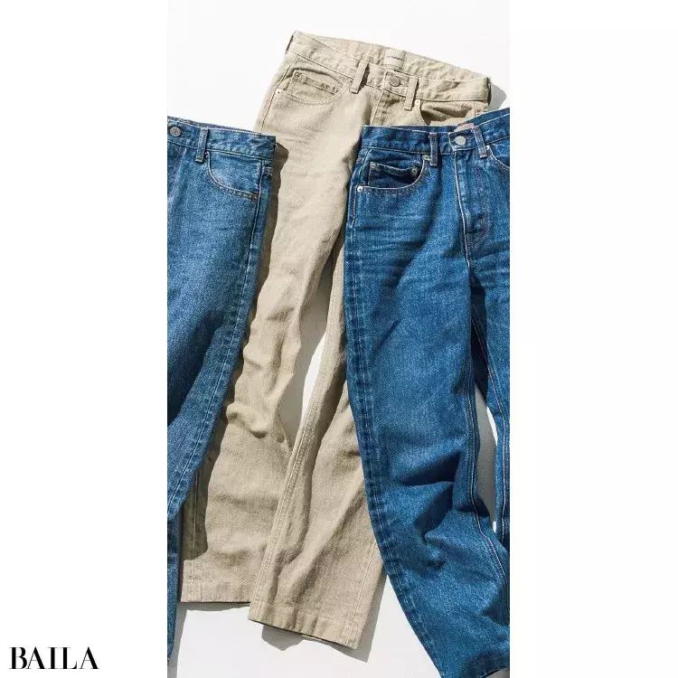 百々千晴のデニム ベージュとモノトーン この夏デニムで取り入れるならこのコーデ ローリエプレス