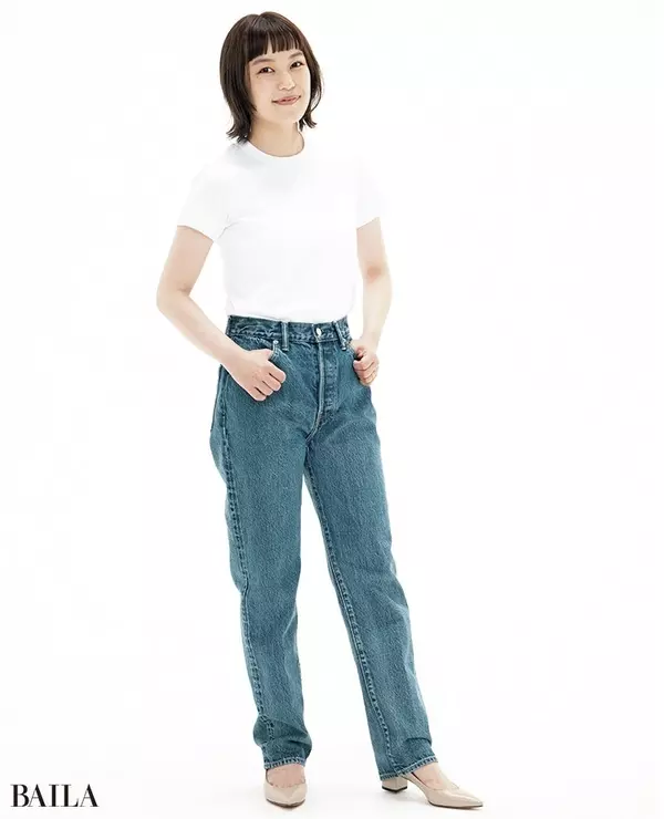 太ももをカバーして下半身をきれいに見せるデニムは？【体型別・似合うデニム選び3】の7枚目の画像