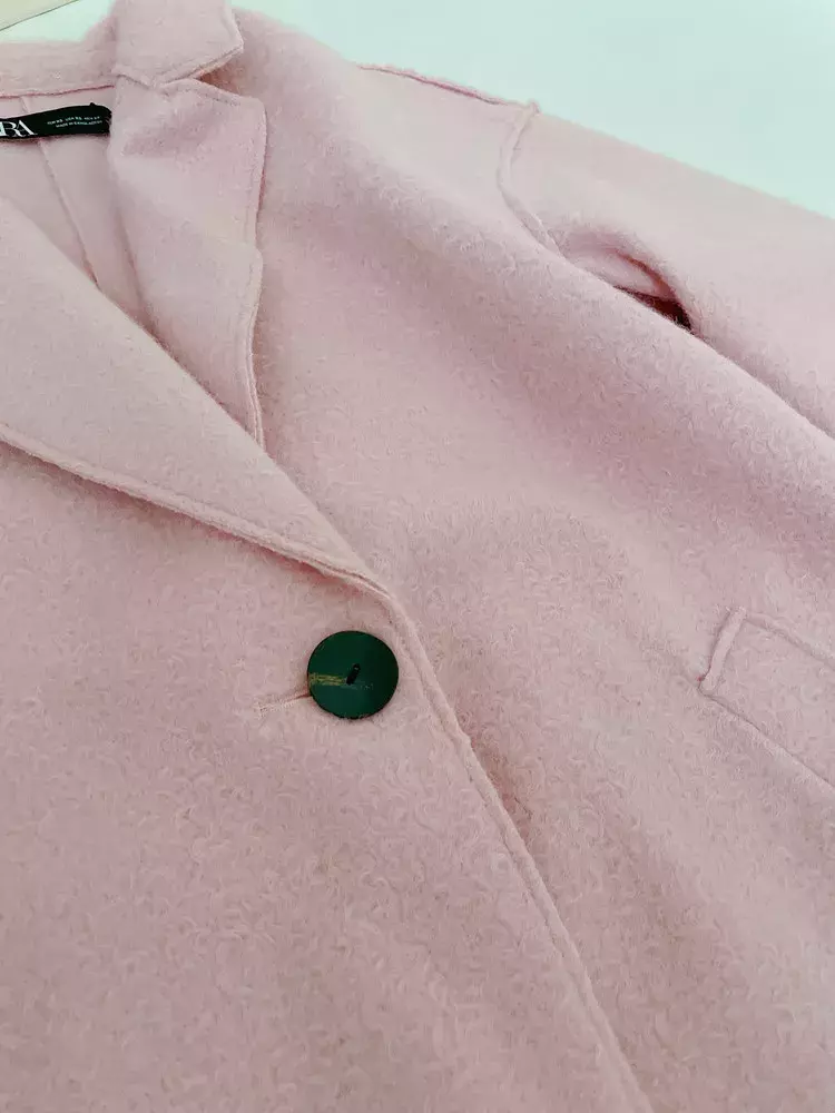 Zara ザラ のピンクカラーコート で簡単に着映えが叶う 身長150cmエディターchiaki ローリエプレス