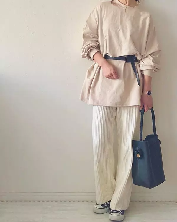 ゆるゆるコーデはベルトで何とかなる ポイントを押さえておしゃれなメリハリを作るベルトコーデ8選 ローリエプレス