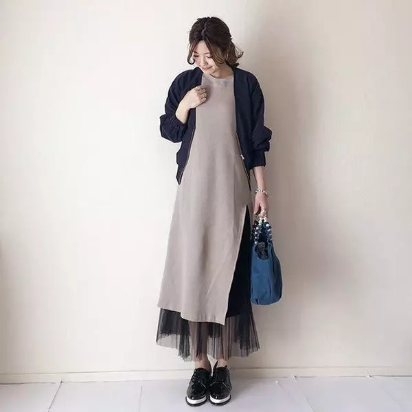 宇宙 重々しい 長々と シフォン スカート ワンピース Wacafe Aim Jp