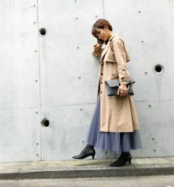 19年トレンチコートの旬な攻略術 ポイントは ハンサムを女っぽく ローリエプレス