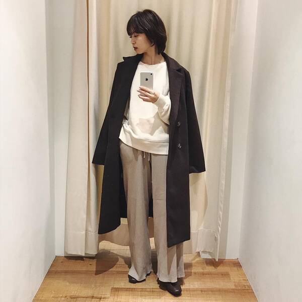 チェスターコートのレディースコーデ見本 色別に着こなし方をご紹介 ローリエプレス