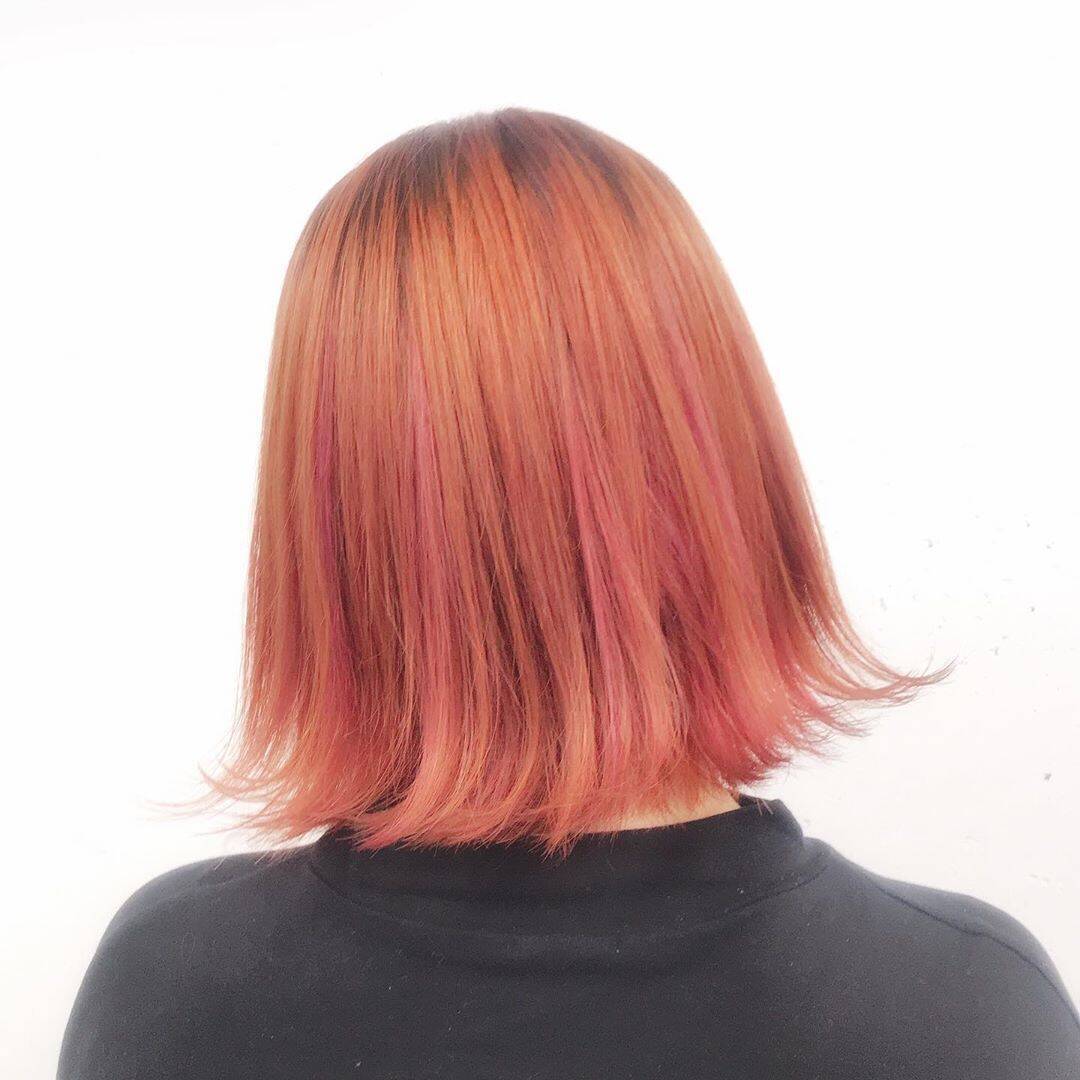 オレンジヘアーの魅力とは おすすめヘアカラー メイクのコツも伝授 ローリエプレス