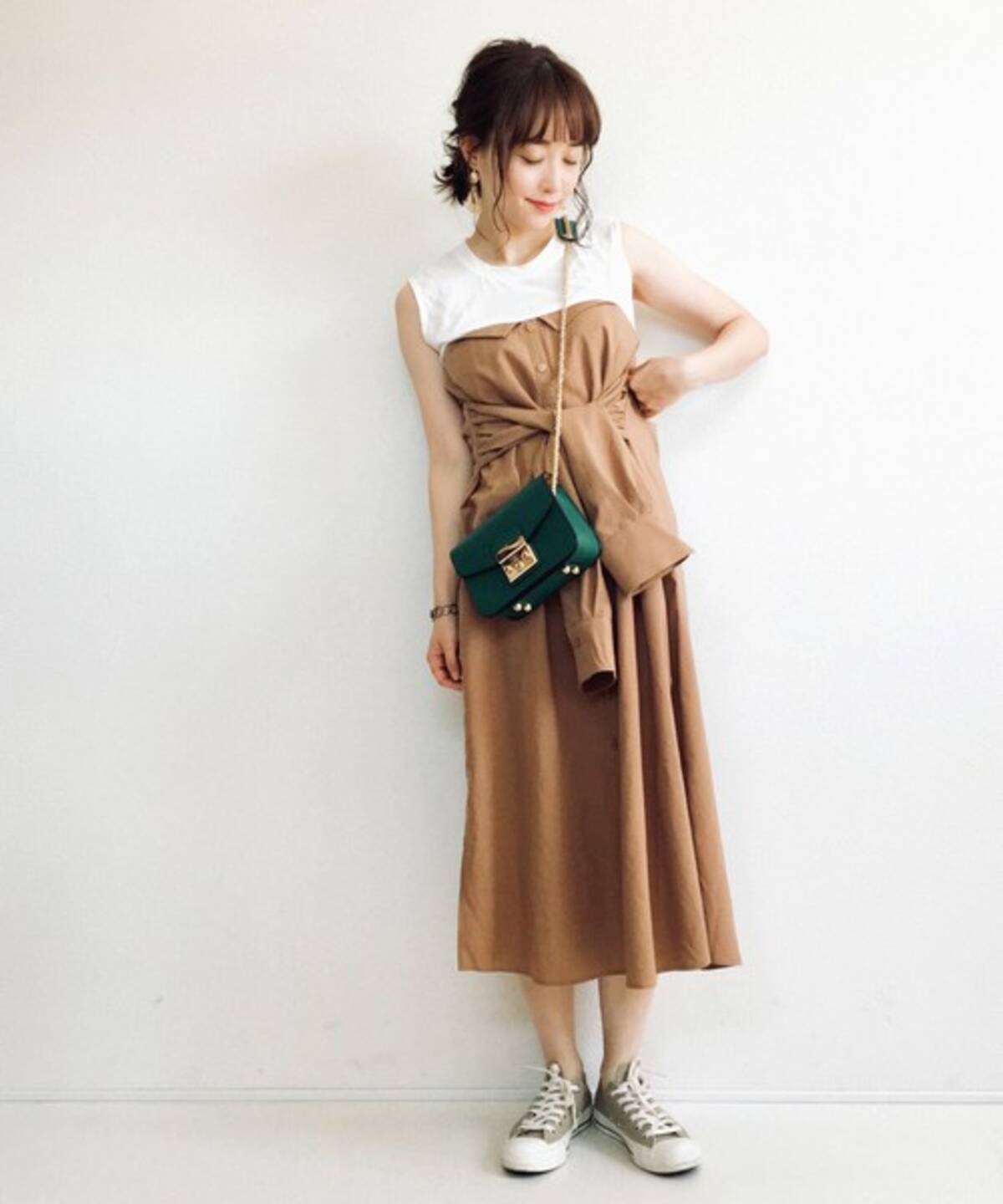 一枚でこなれる ビスチェワンピース の大人な着こなし術15選 ローリエプレス