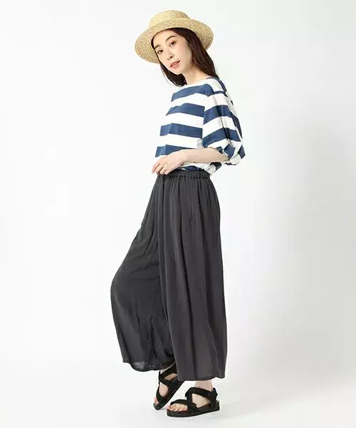 太ボーダーならボーダーコーデもモードにお着替え ほかと差をつける太ボーダーコーデ ローリエプレス