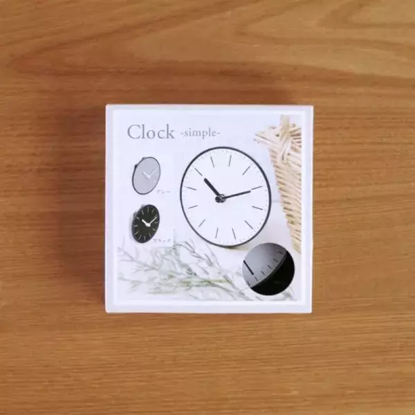 連載 100均セリアの可愛い雑貨 モノトーンでシンプルな時計 ローリエプレス