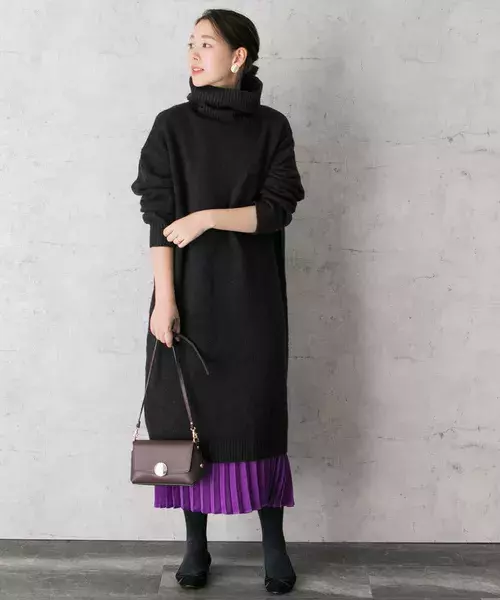 レイヤードの仕方教えます 足元まで暖かいワンピースの重ね着テクニック ローリエプレス