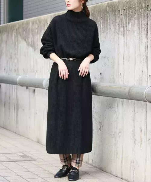 ニットワンピを着こなそう 大人可愛い冬のデートコーデまとめ ローリエプレス