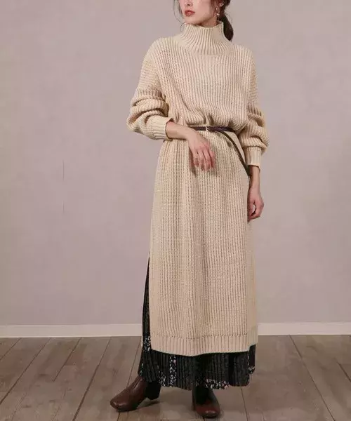 ニットワンピを着こなそう 大人可愛い冬のデートコーデまとめ ローリエプレス