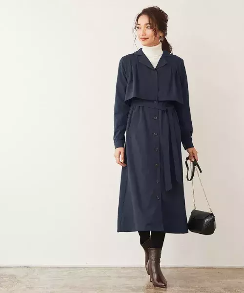 一枚で簡単にサマになる 冬のおすすめおしゃれワンピースコーデ15選 ローリエプレス