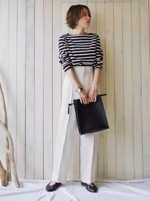 ユニクロ しまむら 無印良品 ボーダートップスで作る旬コーデ ローリエプレス