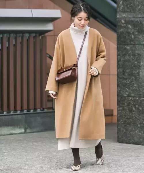 きれいめノーカラーコートを楽しむ 今季らしいおすすめ着回し術 ローリエプレス