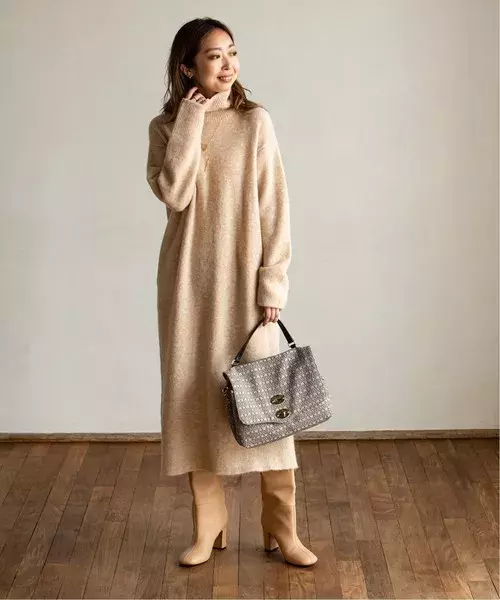 トレンドの ロングブーツ コーデのベストバランスをチェックしよう ローリエプレス