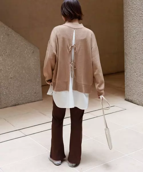 簡単に時短コーデが出来る レイヤードドッキングアイテムをご紹介 ローリエプレス