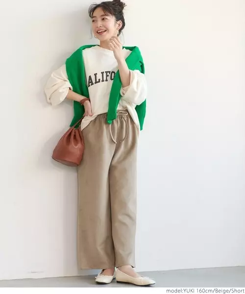 ワイドパンツで春コーデ きれいめにもカジュアルにも使える万能さ ローリエプレス