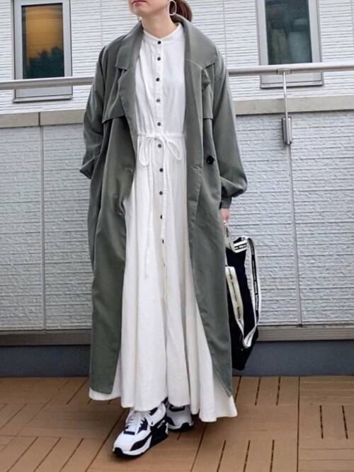 大人の春のワンピース 羽織り 21春 トレンドアイテムコーデまとめ ローリエプレス