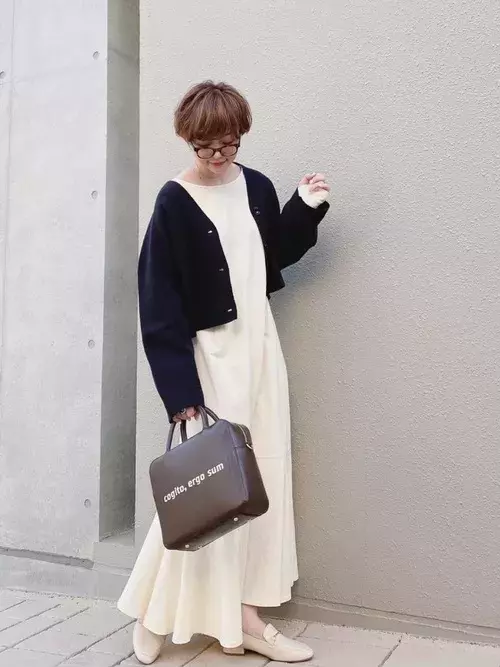 大人の春のワンピース 羽織り 21春 トレンドアイテムコーデまとめ ローリエプレス