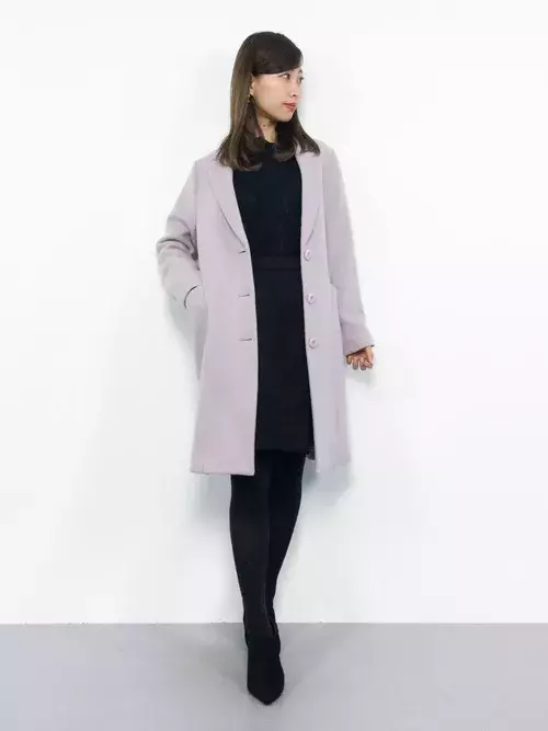 まだまだ寒いけど春色を先取りしたい 大人可愛いピンクチェスターコートコーデ集 ローリエプレス