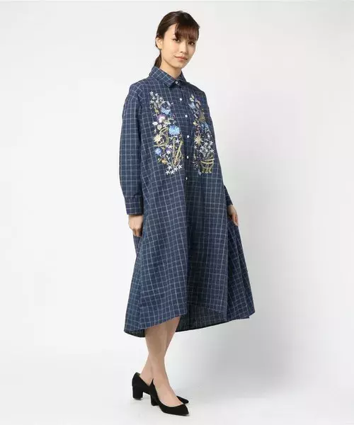 今年らしさは刺繍で ナチュラルキュートな刺繍ワンピースコーデ集 ローリエプレス