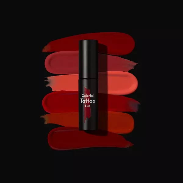 エチュードハウス 新ティント カラフルタトゥーティント 9 6発売 タトゥーのような密着感 高発色 軽さ 豊富なカラバリを叶える小悪魔リップ ローリエプレス