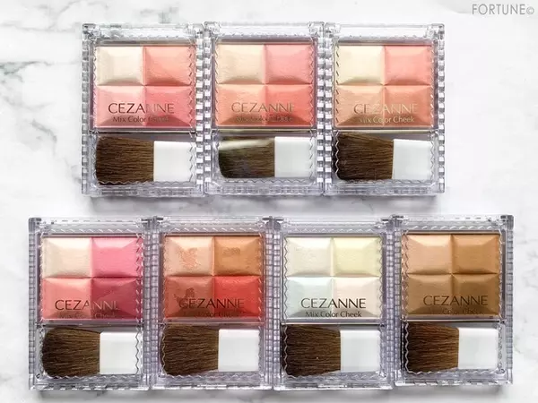 セザンヌ 優秀プチプラ ミックスカラーチーク 全色レビュー ローリエプレス