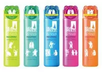 シーブリーズ デオ ウォーター ボディシート 100匹ものくまがランダムに描かれたデザインパッケージ2月上旬発売 デオ ジェル には女子大生のための香りも登場 ローリエプレス