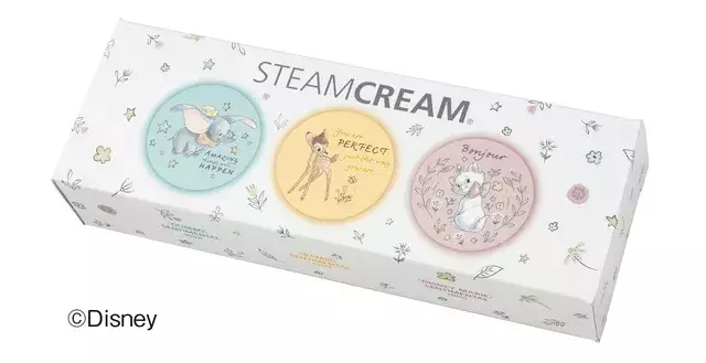 スチームクリーム ディズニーコラボ Disney Design Mini Set Sentimental 1月30日 限定発売中 ダンボ バンビ マリーが登場 ローリエプレス