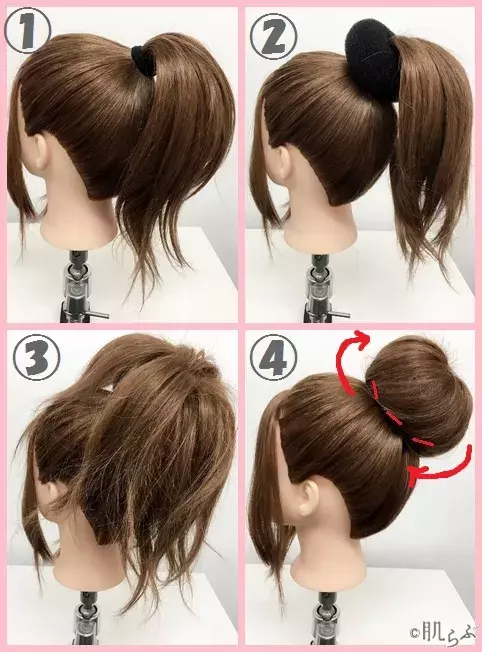 簡単お団子ヘアアレンジのやり方 たった5分で可愛く ローリエプレス