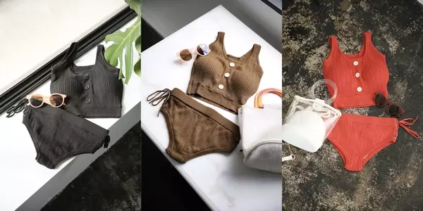 ヘザーの水着で誰よりもかわいく 今っぽ見えな３型で登場 ローリエプレス