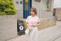 オトナっぽく着たい、リネン素材のラップスカートでつくる韓国コーデ集♡
