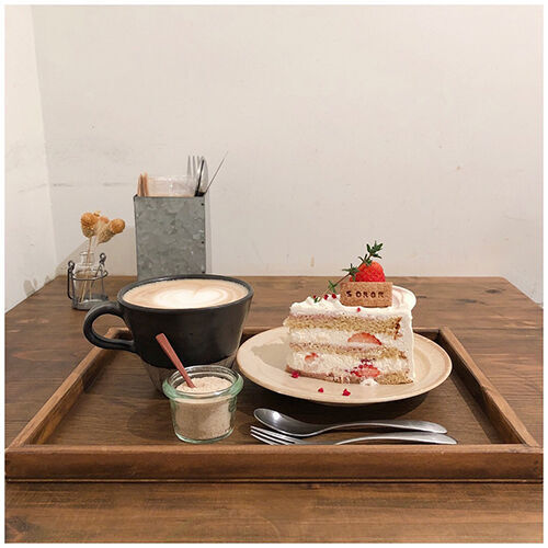 シンプルかわいいが新常識♡　この時期食べたい苺のショートケーキカフェの4枚目の画像
