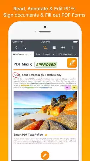 今日の無料アプリ 600円 無料 Pdfファイルに注釈を入れたりできる 多機能なpdf編集アプリ Pdf Max Pro 1 Pdf App 他 2本を紹介 ローリエプレス